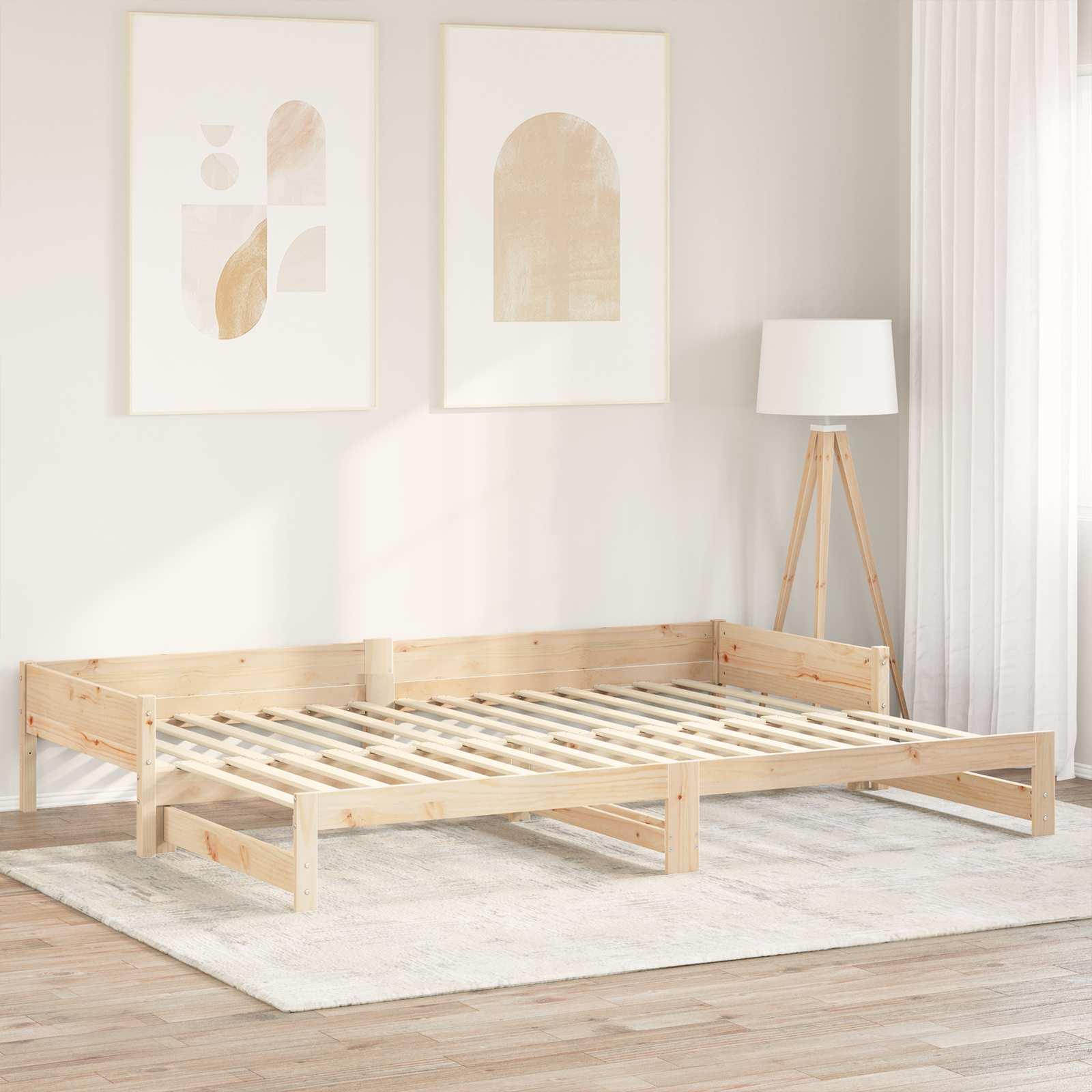 Sengelameller 32 stk. naturfarvet 90 x 6 x 1,3 cm i massivt fyrretræ