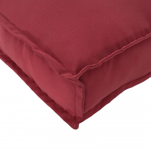Pallet Pude til Sæde/Rygstøtte Vinrød 120x60x12 cm Oxford Stof