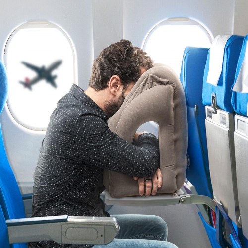 Snoozy oppustelig rejsepude