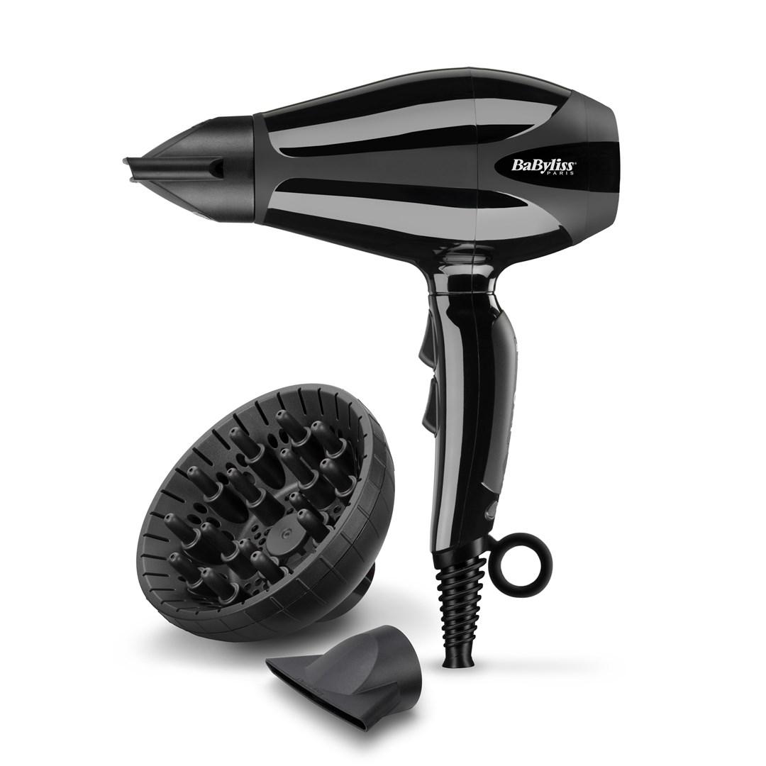 BaByliss Compact Pro 2400 2400 W sort hårtørrer