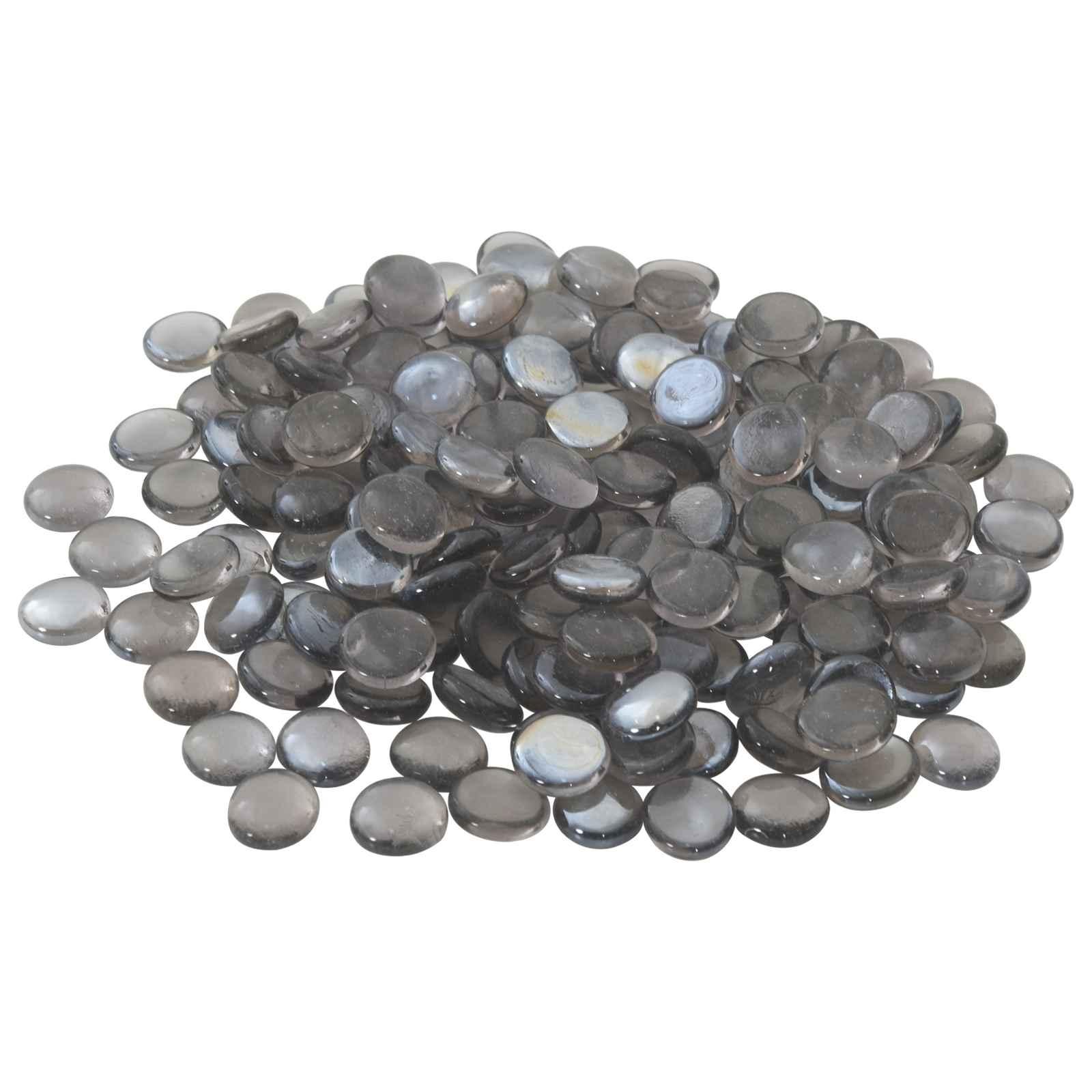 Glasnuggets 17-19 mm lilla grå glas 10 kg