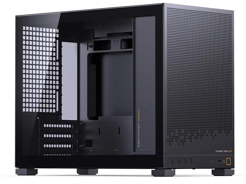 Jonsbo D32 STD, Midi Tower, PC, Sort, micro ATX, Mini-ITX, Stål, Spil