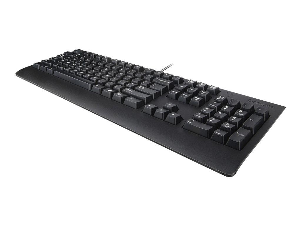 Lenovo Preferred Pro II - Tastatur - USB - AZERTY - fransk - sort