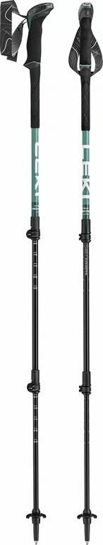 Leki trekkingstænger LEKI MAKALU LITE, 100-135 cm grøn/hvid
