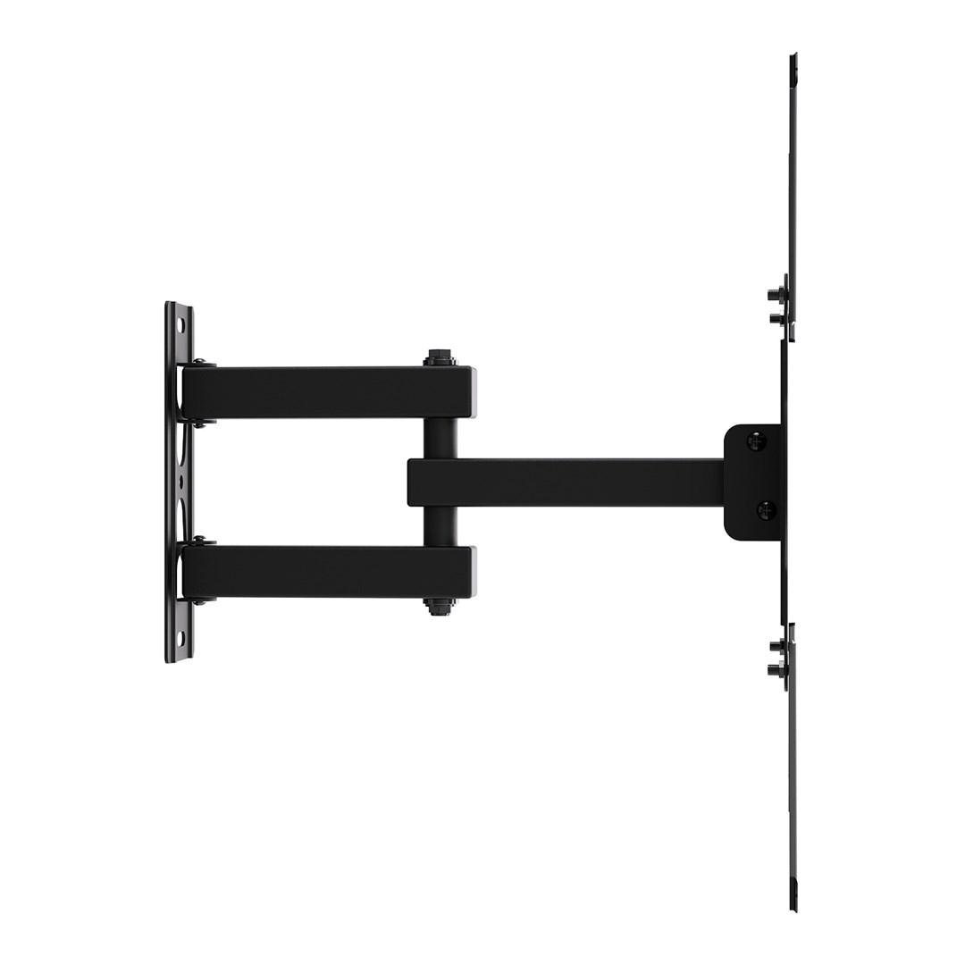 Maclean Uchwyt / wieszak do TV Maclean, max VESA 400x400, 32-55", do 25kg, czarny, reg. pochylu 0°~-15° i obrotu +90°~-90°, MC-190