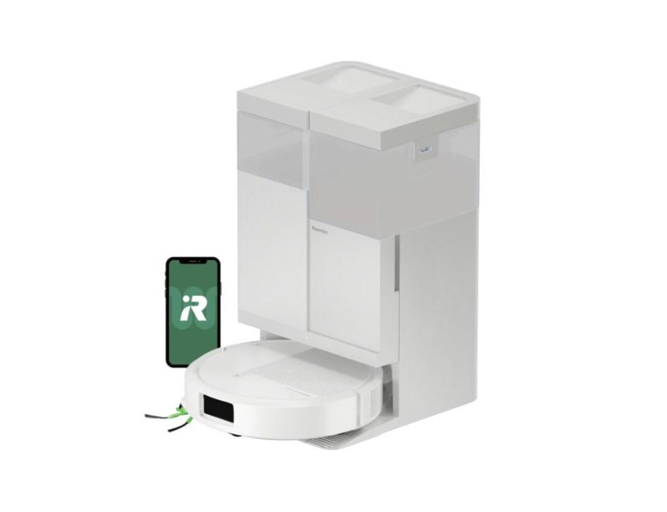 iRobot Roomba Plus 515 Combo robotstøvsuger med gulvvask og AutoWash-dockingstation - hvid
