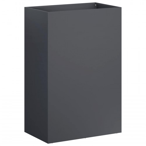 Blomsterkrukke 2 stk. antracit 40 x 30 x 75 cm
