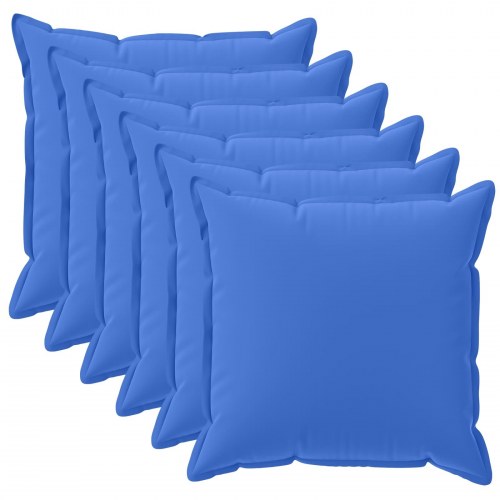 Pudebetræk 6 stk. HOUTEN kongelig blå 35 x 35 cm polyester