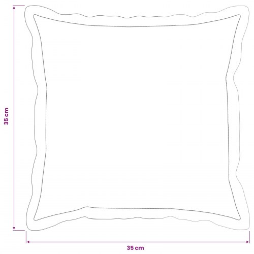 Pudebetræk 6 stk. HOUTEN kongelig blå 35 x 35 cm polyester