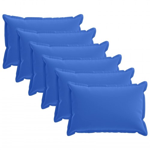 Pudebetræk 6 stk. HOUTEN kongelig blå 50 x 75 cm i polyester