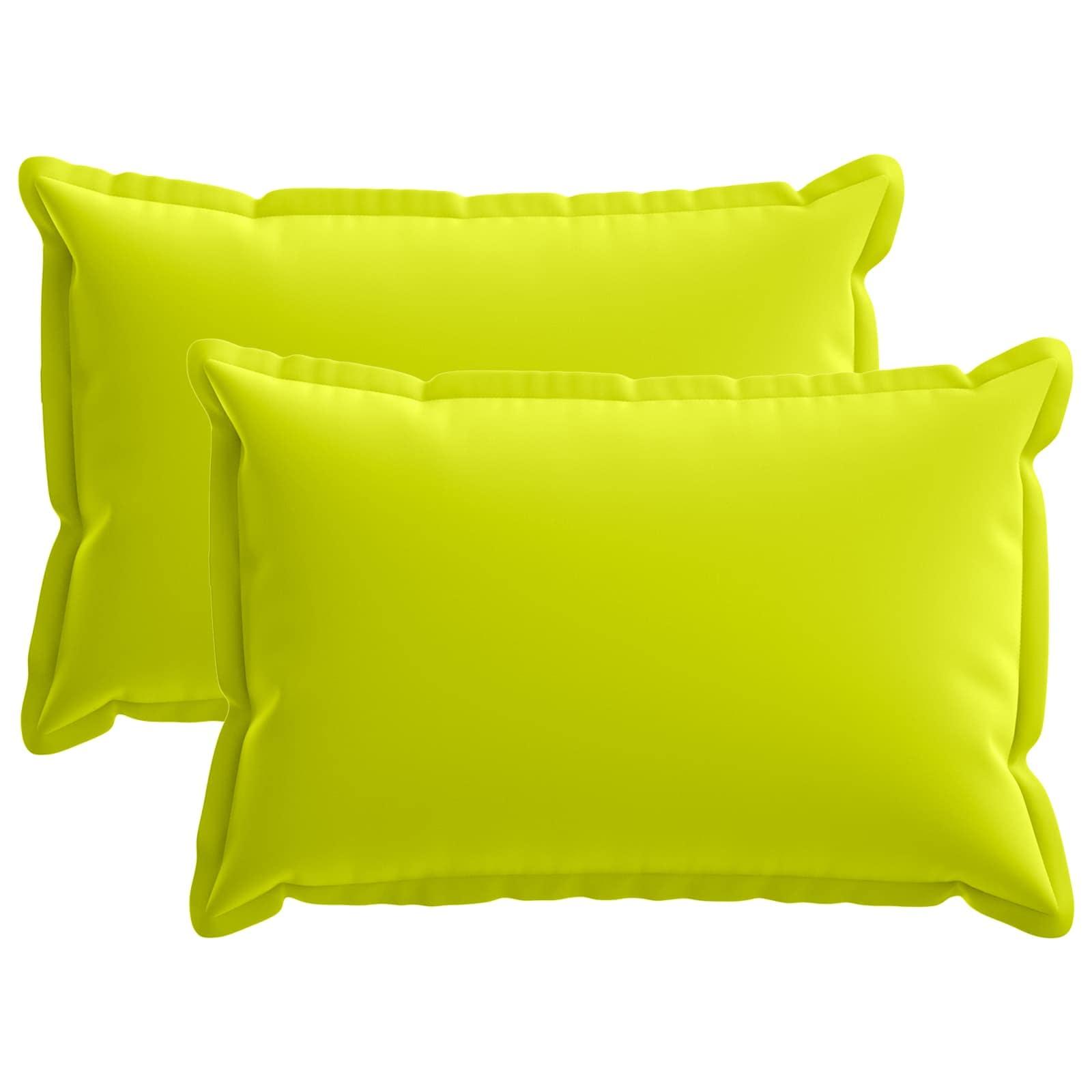 Pudebetræk 2 stk. HOUTEN lys grøn 50 x 75 cm i polyester