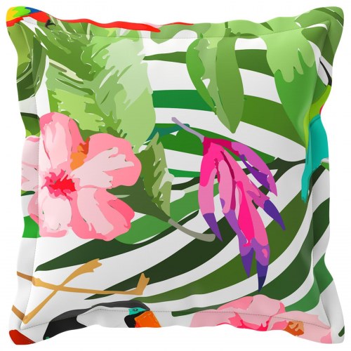 Pudebetræk 6 stk. HOUTEN sort 30 x 30 cm i polyester