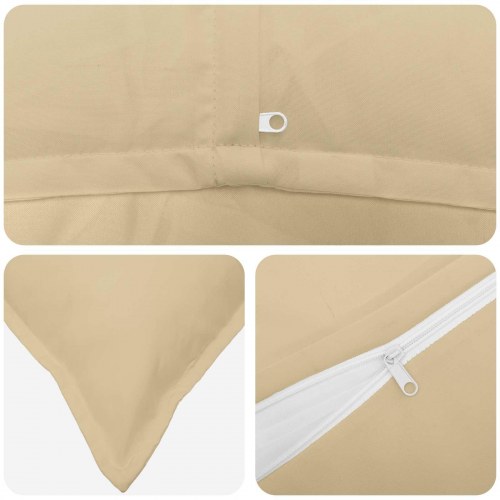 Pudebetræk HOUTEN 6 stk. beige 40 x 60 cm i polyester