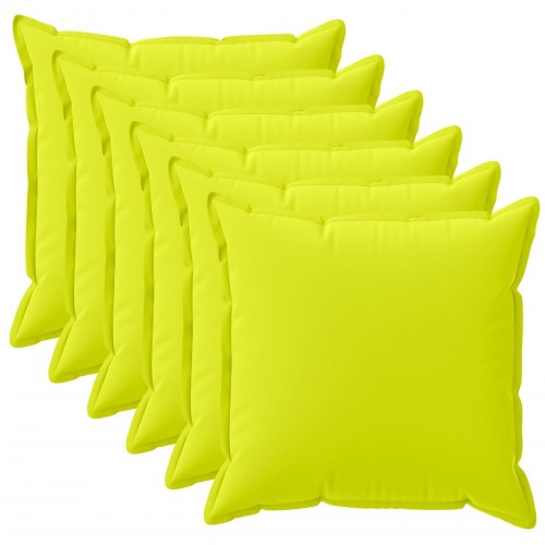 Pudebetræk HOUTEN 6 stk. lys grøn 45 x 45 cm i polyester