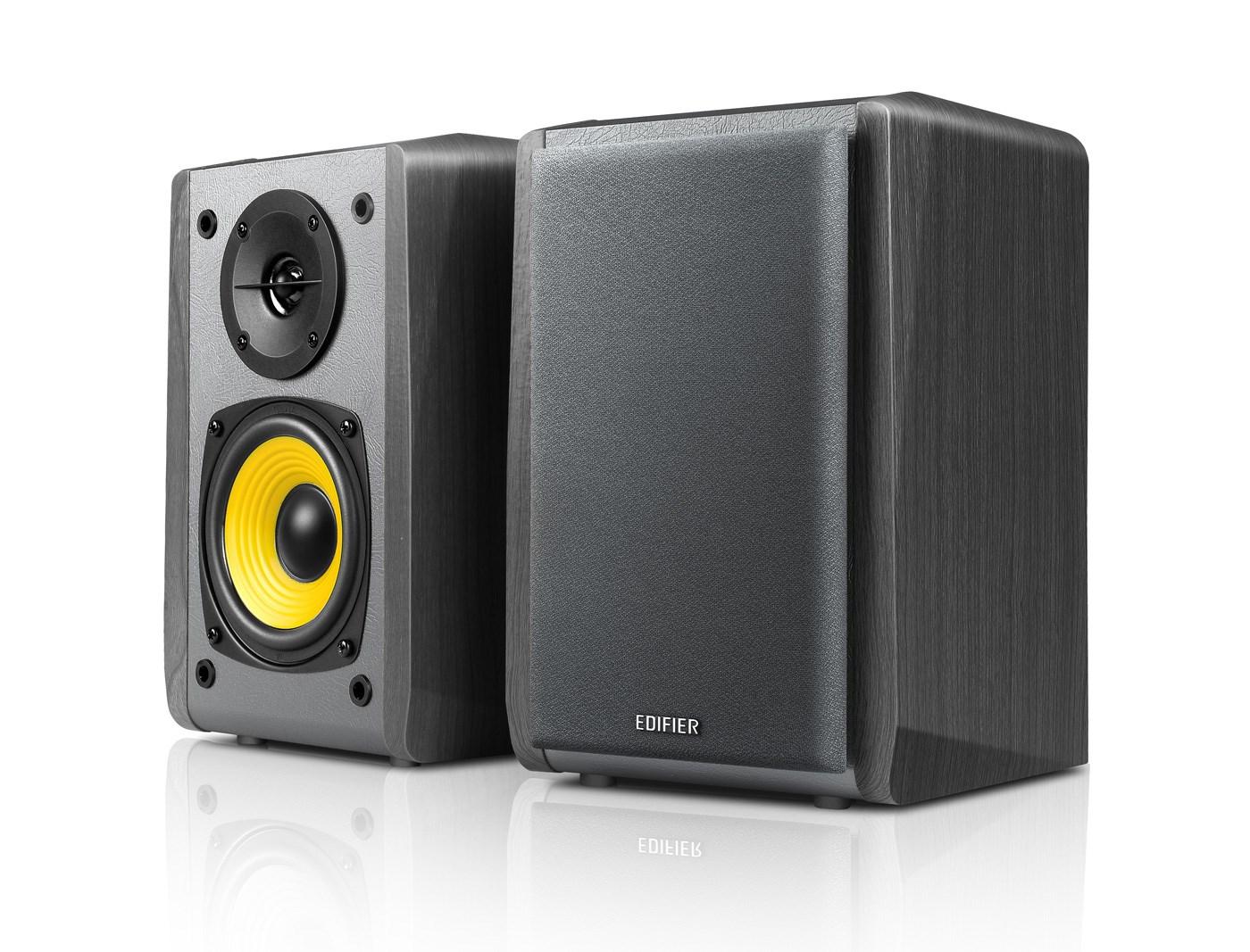 Edifier R1010BT sorte reolhøjttalere med Bluetooth 24 W