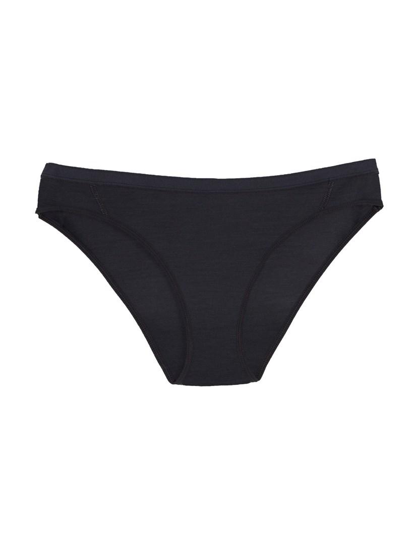 Icebreaker 103164001 bikini trusser i merinould str. M - sort