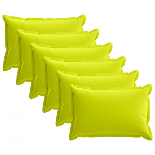 Pudebetræk 6 stk. HOUTEN lys grøn 50 x 75 cm i polyester