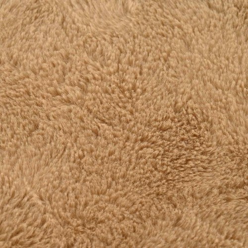 Pudebetræk HEERLEN gråbrun 45 x 45 cm i faux kaninpels - 6 stk.