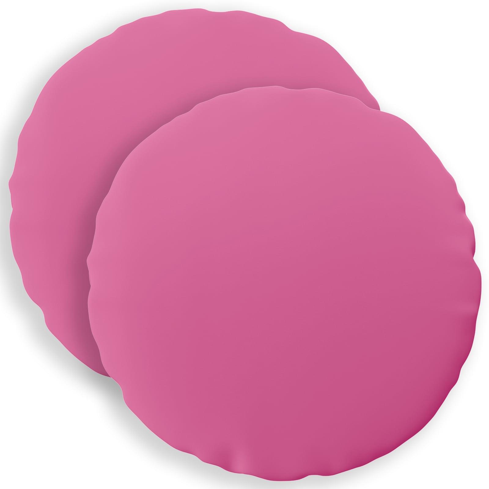 Pudebetræk 2 stk HEERLEN lyserød Ø 30 cm i polyester