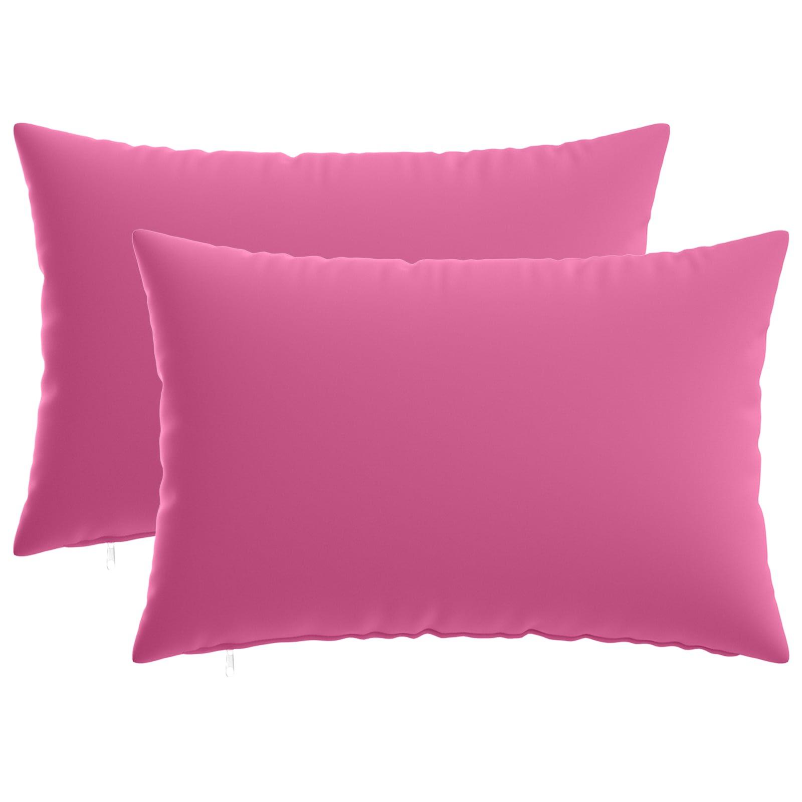 Pudebetræk HEERLEN 2 stk lyserød 50 x 75 cm i polyester