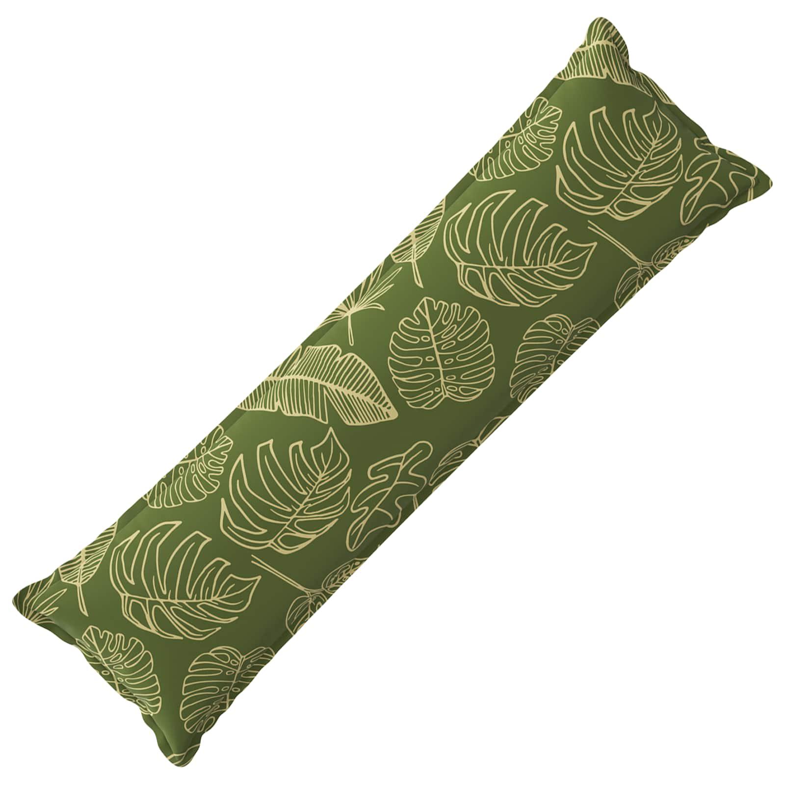Pudebetræk HOUTEN med bladdesign 40 x 145 cm i polyester