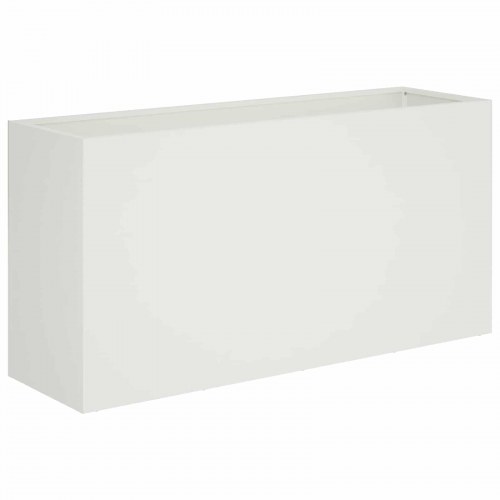 Have blomsterkrukke 2 stk. hvid 100 x 30 x 50 cm
