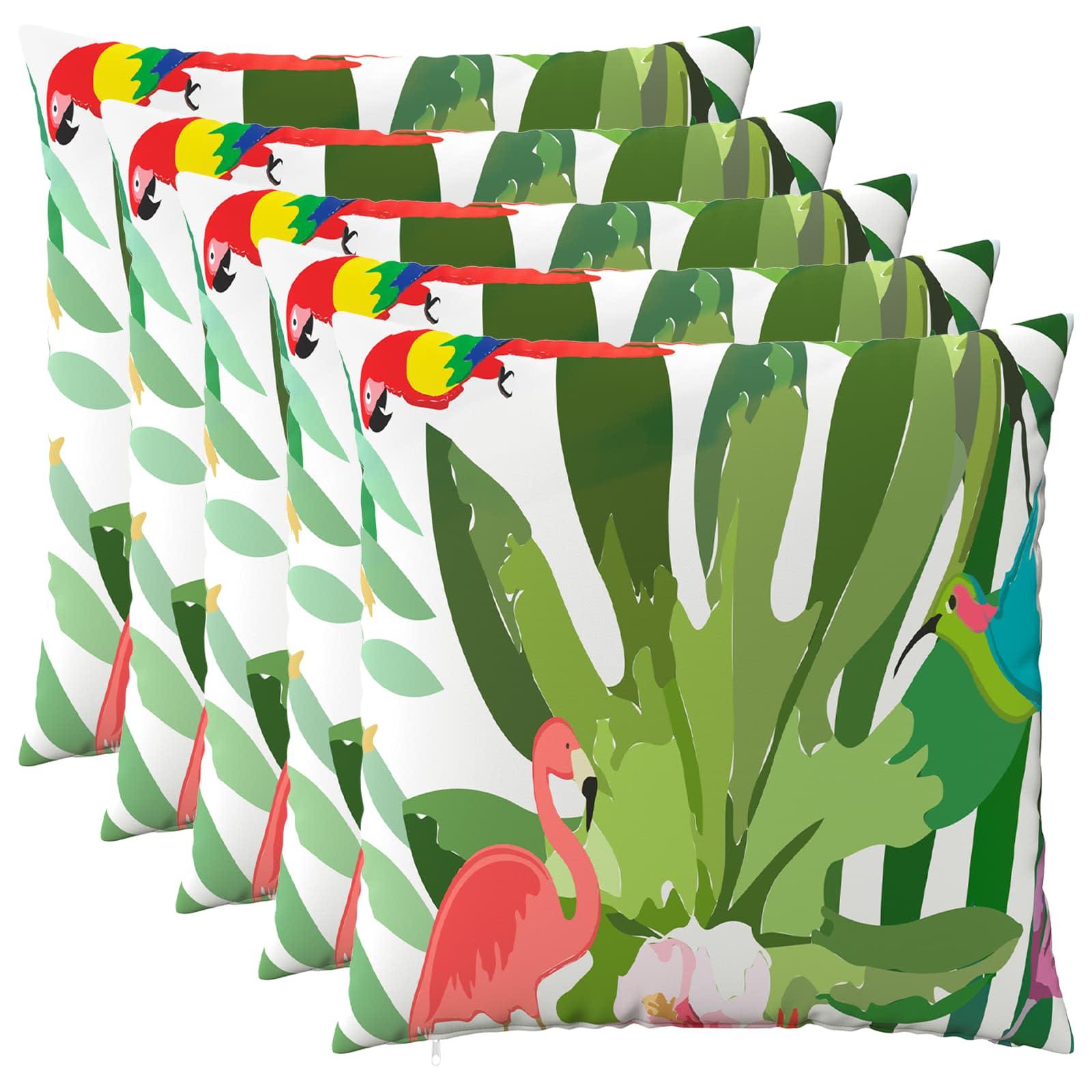Pudebetræk HEERLEN 6 stk flerfarvet 60 x 60 cm i polyester