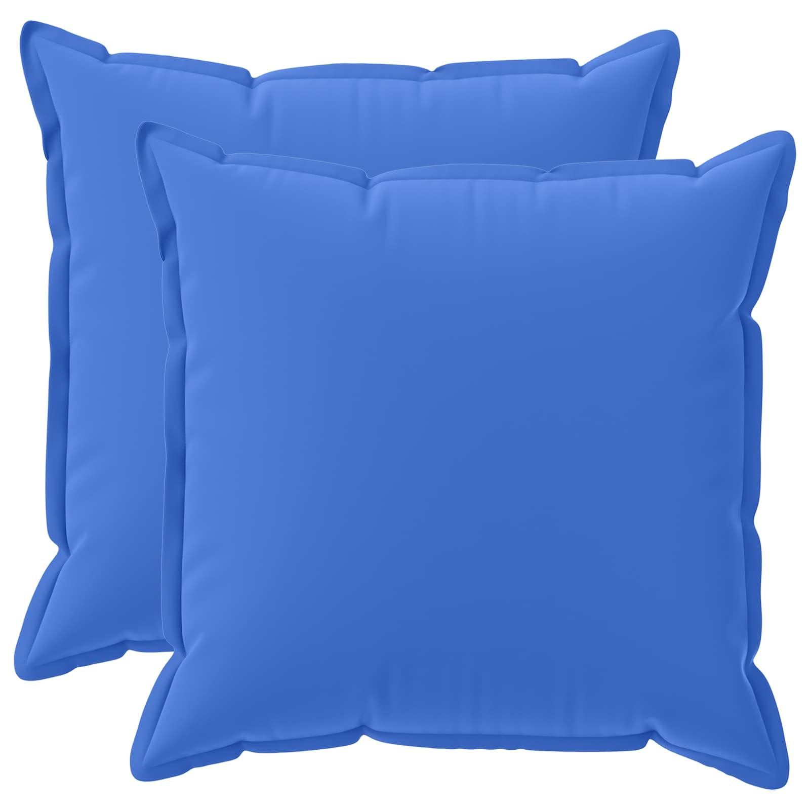 Pudebetræk HOUTEN 2 stk. kongelig blå 80 x 80 cm polyester