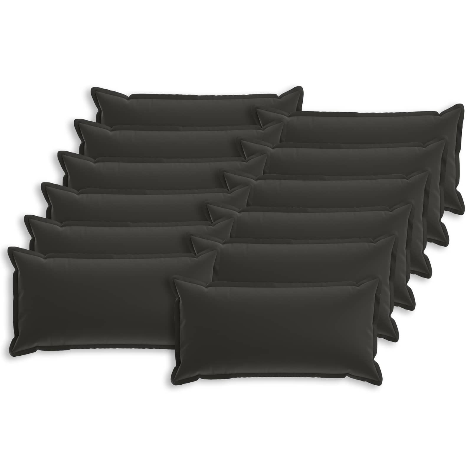 Pudebetræk HOUTEN 12 stk. flerfarvet 40 x 80 cm i polyester