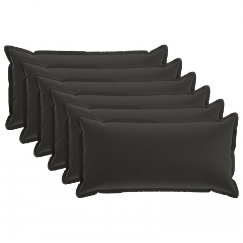 Pudebetræk HOUTEN 6 stk. flerfarvet 40 x 80 cm i polyester