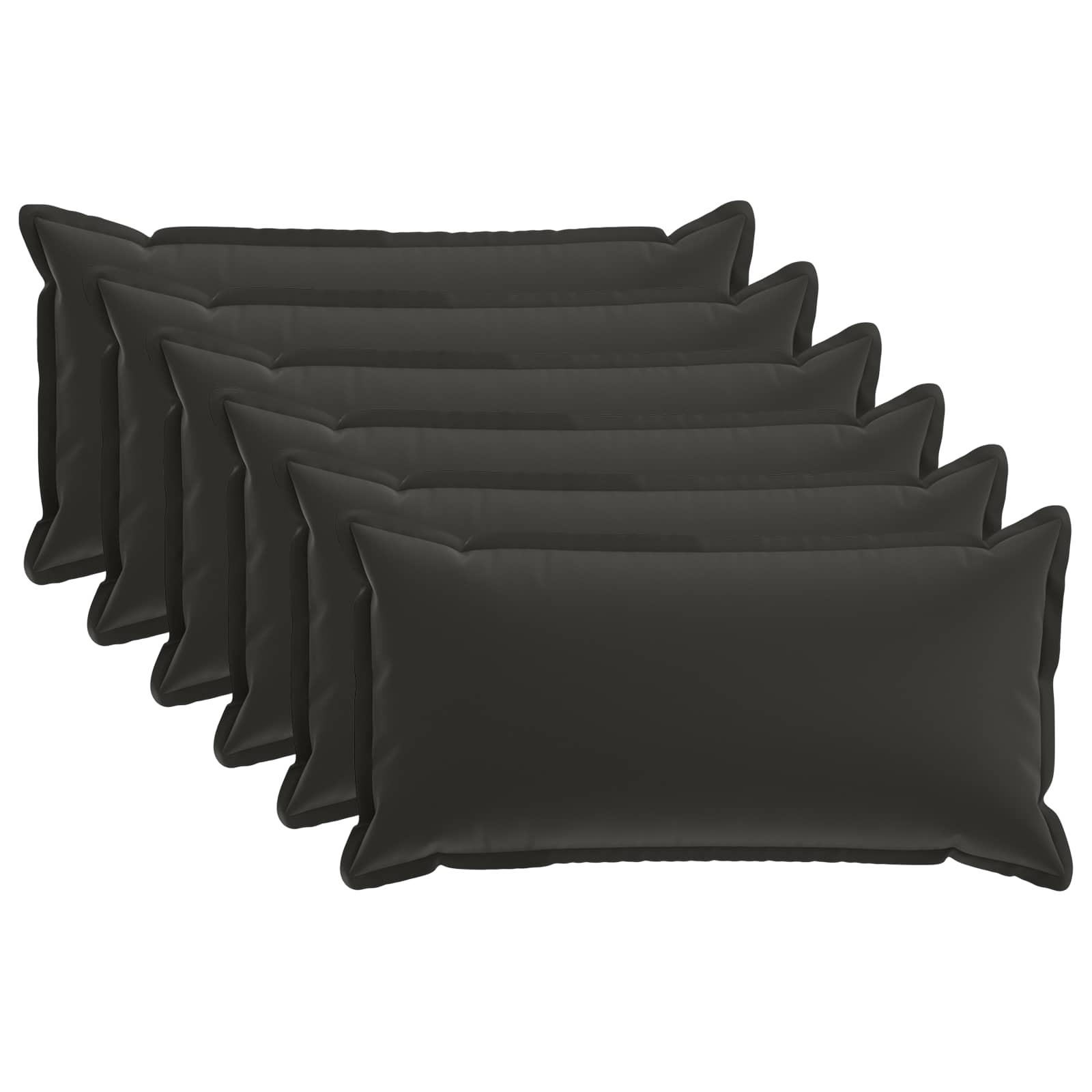 Pudebetræk HOUTEN 6 stk. flerfarvet 40 x 80 cm i polyester