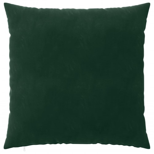 Pudebetræk HEERLEN 6 stk mørkegrøn 60 x 60 cm i fløjl