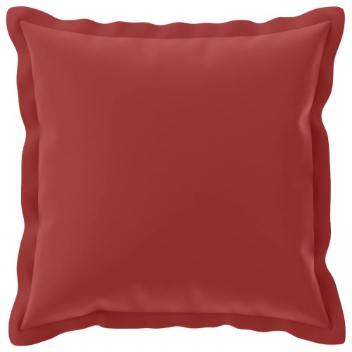 Pudebetræk HOUTEN 6 stk. vinrød 50 x 50 cm i polyester