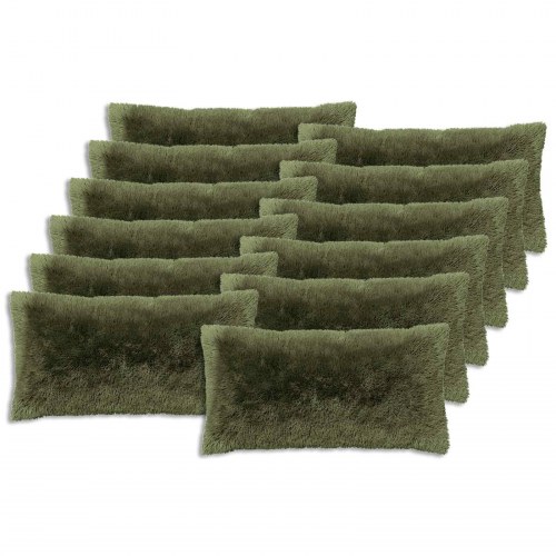 Pudebetræk 12 stk HEERLEN grøn 40 x 80 cm i PV fleece