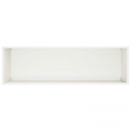 Have blomsterkrukke i hvid koldvalset stål 100 x 30 x 40 cm