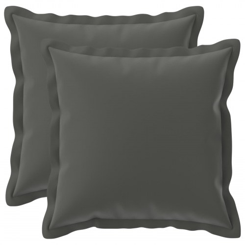 Pudebetræk HOUTEN 2 stk. - antracit 40 x 40 cm
