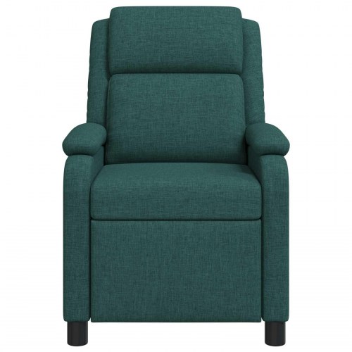 Massagelænestol med reclinerfunktion - mørkegrøn