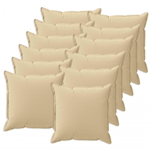 Pudebetræk HOUTEN 12 stk. - beige 50 x 50 cm