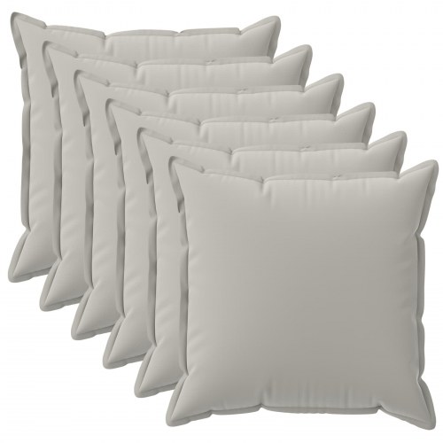 Pudebetræk HOUTEN grå 35 x 35 cm 6 stk. i polyester