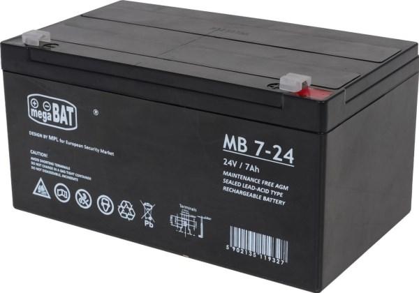 megaBAT MB 7-24 AGM akkumulator 24 V 7 Ah