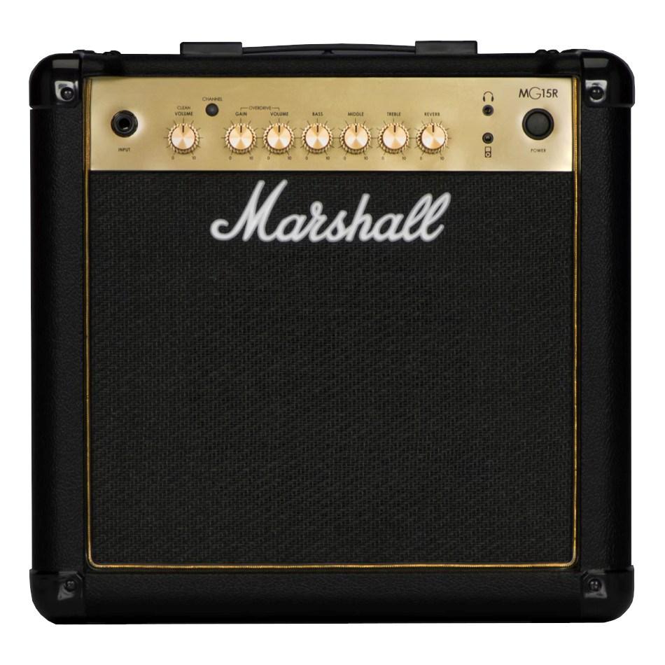 Marshall MG15GR Gold 15 W guitarforstærker med reverb