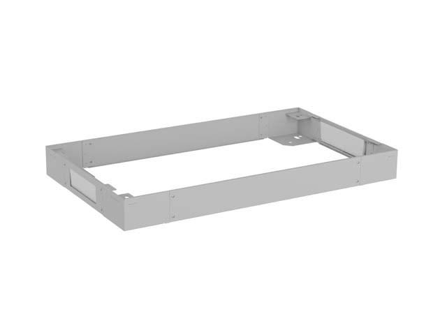 Lanberg sokkel til gulvstående 19" skab 600 × 1000 mm - grå