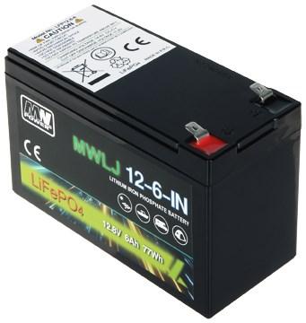 MW Power MWLJ 12,8 V 6 Ah LiFePO4 batteri
