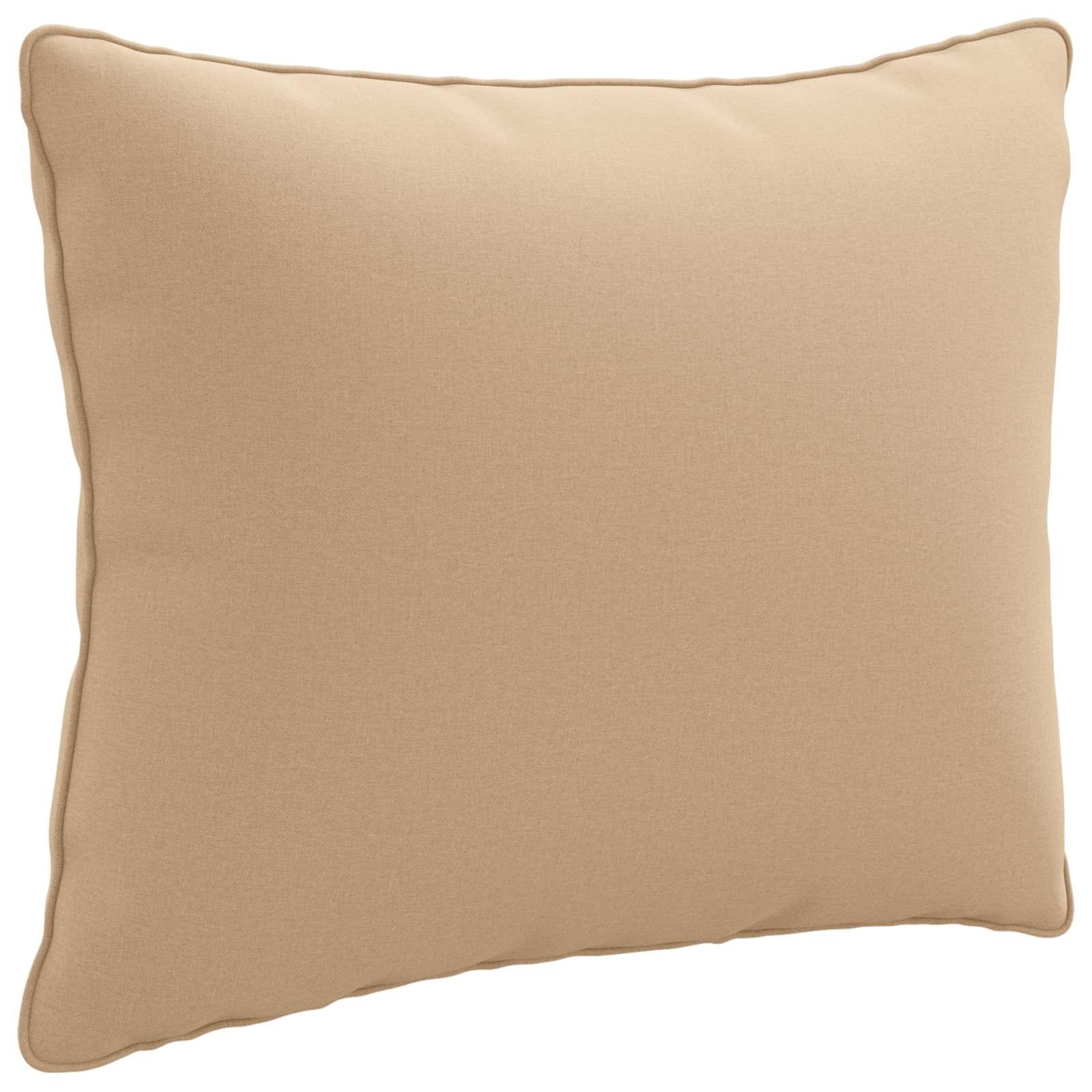 Rygpude PUTTEN i 100% polyester sandfarvet