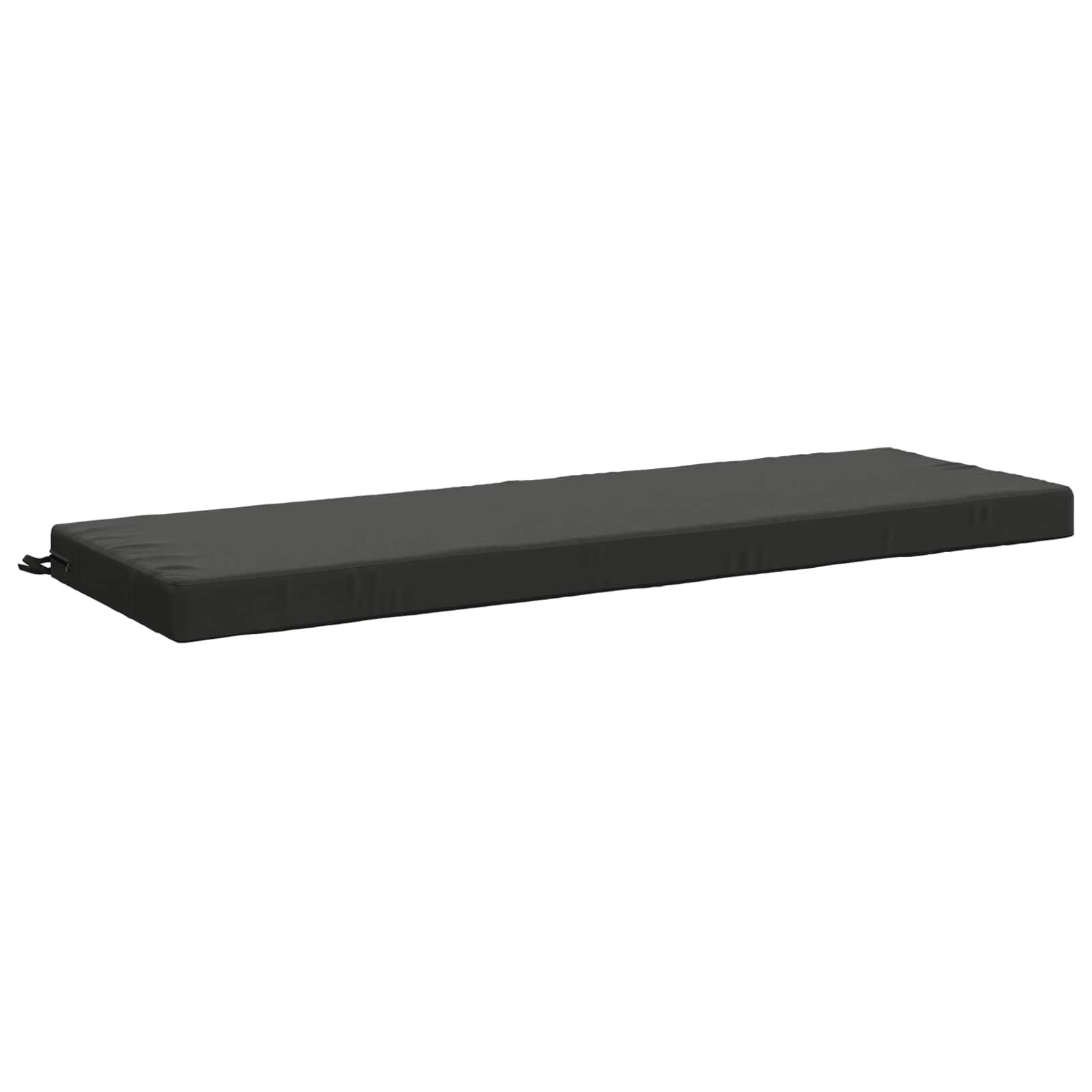 Bænkpude SOEST 100% polyester antracit 150 x 50 x 8 cm