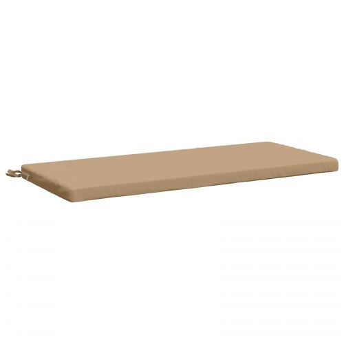 Bænkpude SOEST sandfarvet 110 x 50 x 5 cm i 100% polyester