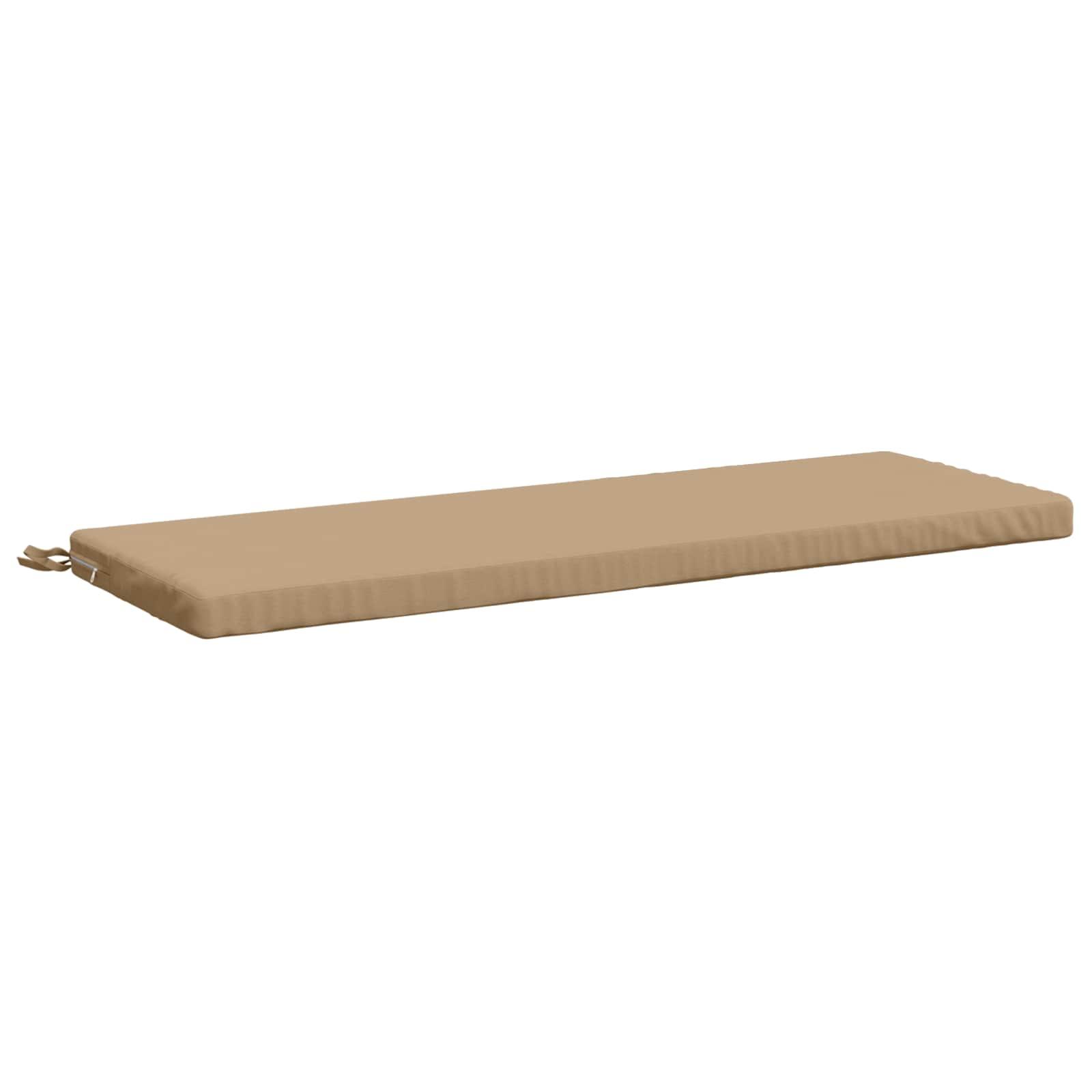 Bænkpude SOEST sandfarvet 100 x 40 x 5 cm