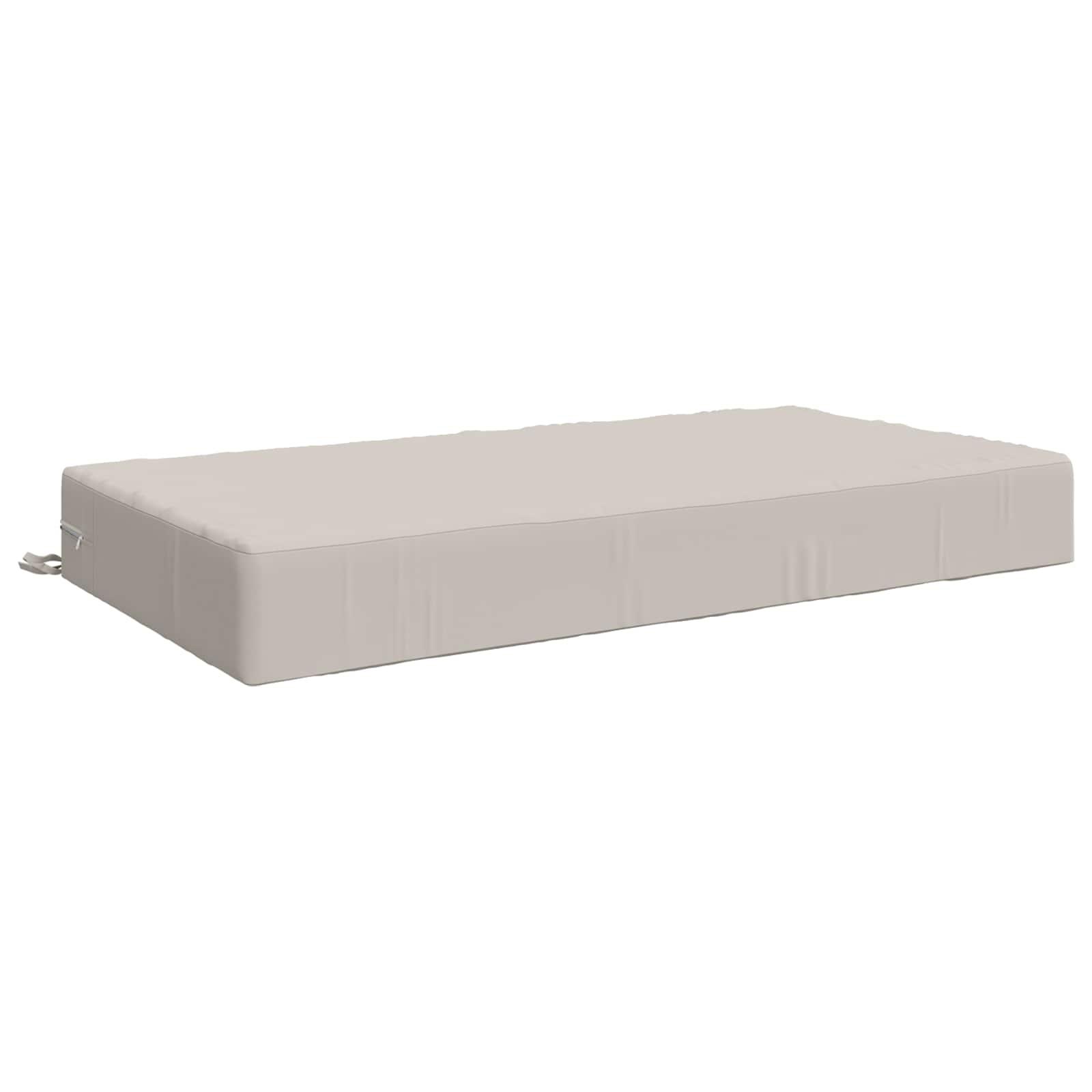 Sædehynde SOEST i 100% polyester hvid 120 x 80 x 15 cm