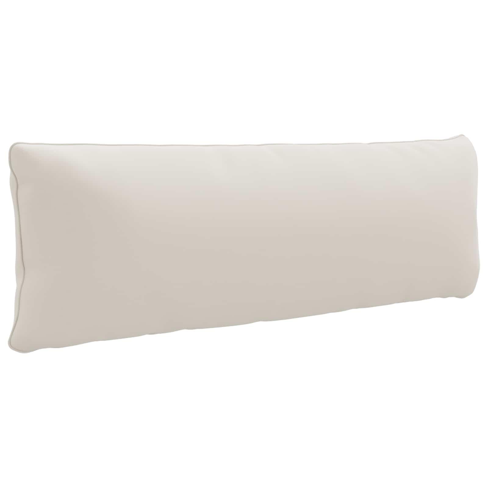 Rygpude PUTTEN i hvid 120 x 40 x 15 cm