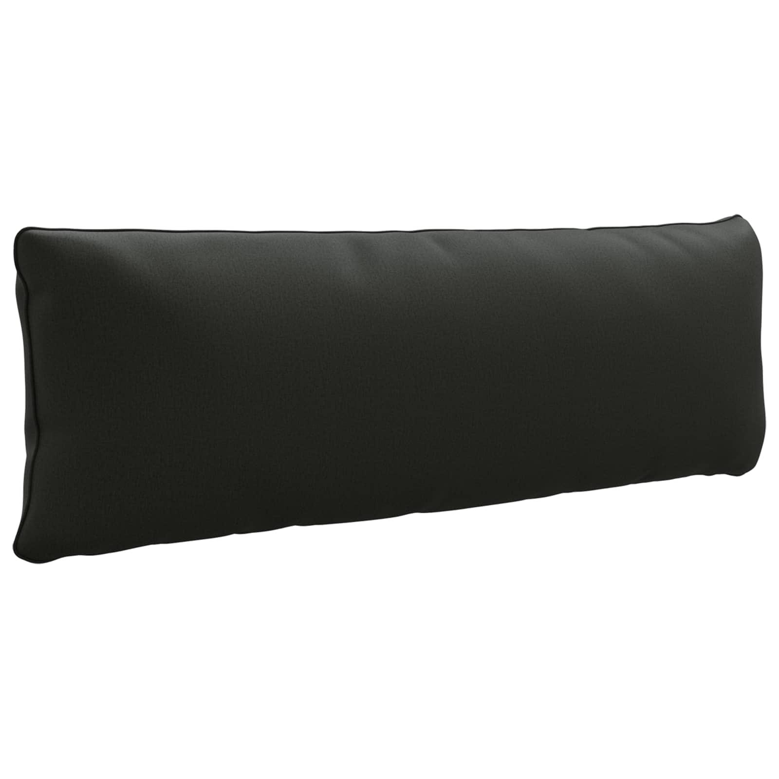 Rygpude PUTTEN i sort 120 x 40 x 15 cm - 1 del